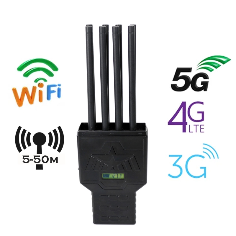 3G 4G cell signal jammer